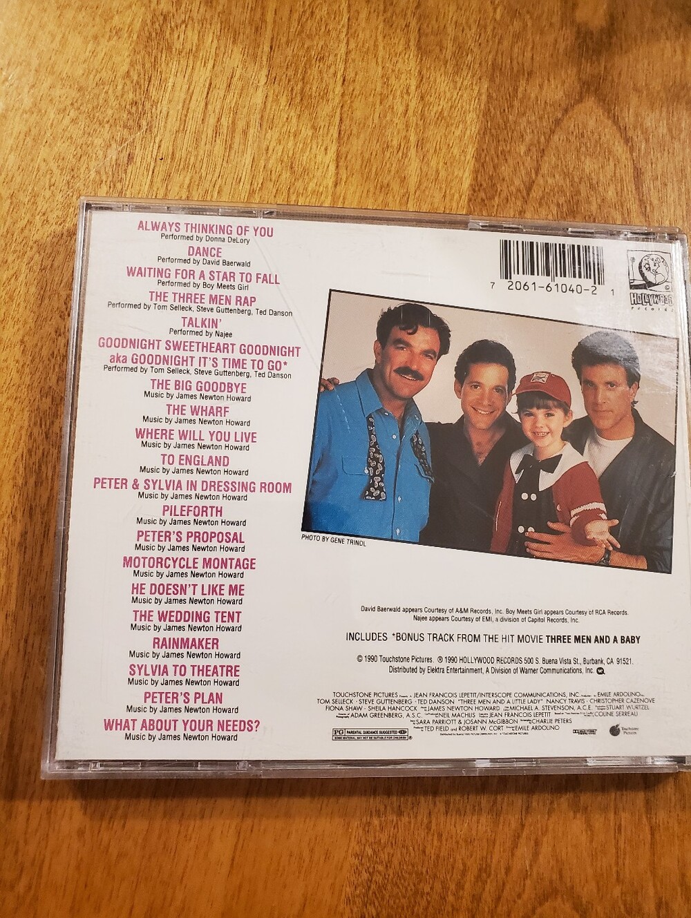 SOUNDTRACK - Three Men And A Little Lady - CD Clean Disc - Picture 2 of 4